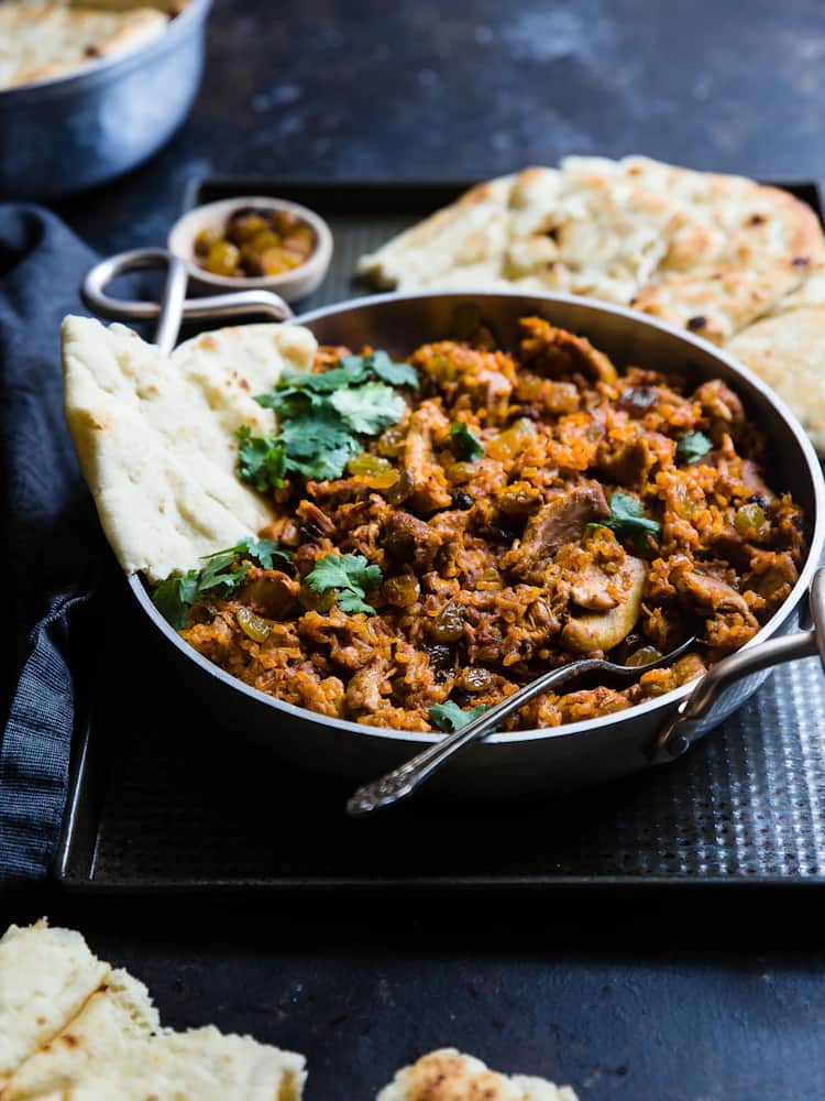 Authentic Indian cuisine spread